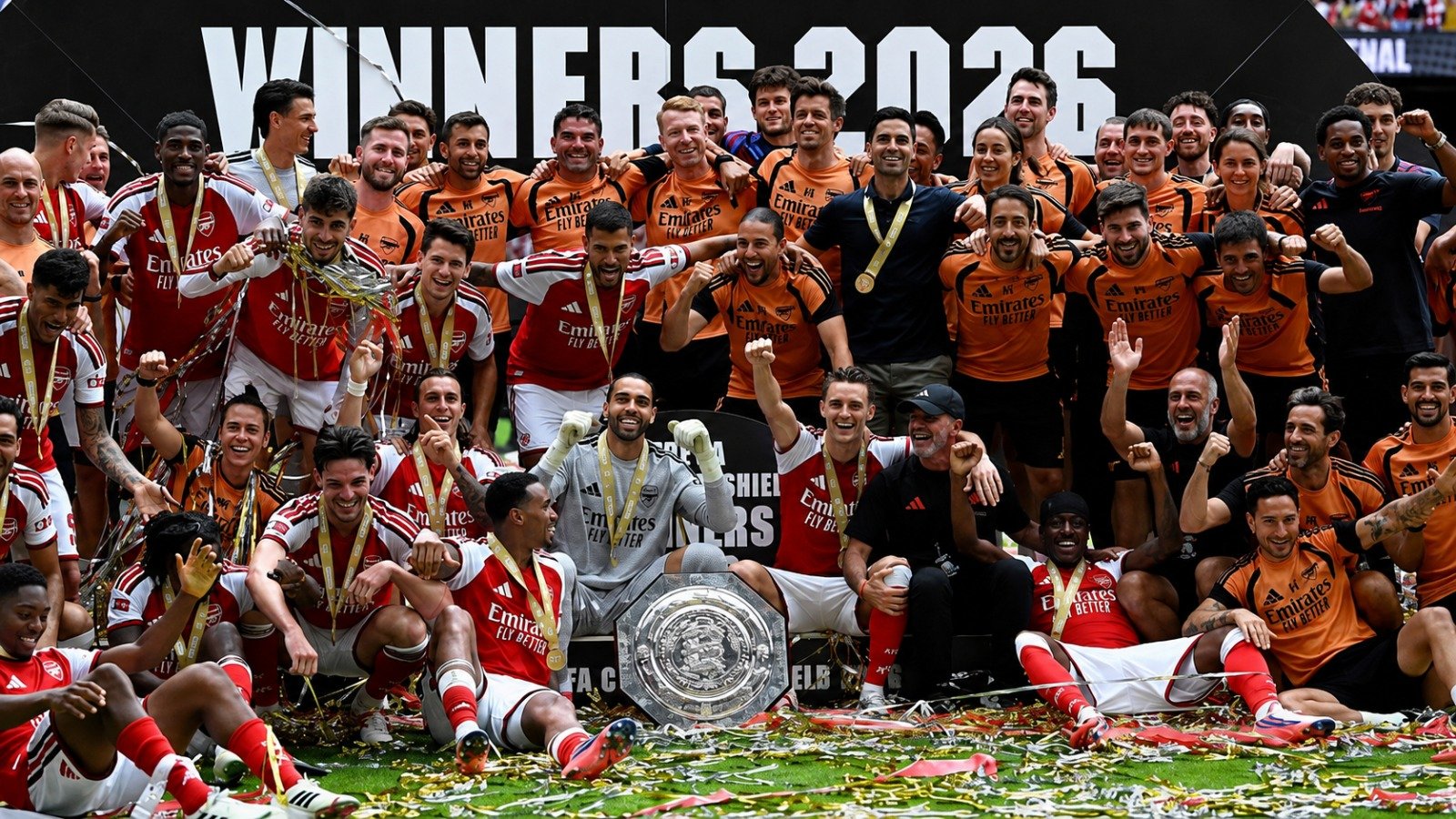 ARSENAL GOLEÓ AL MANCHESTER CITY Y SE CONSAGRÓ CAMPEÓN DE LA COMMUNITY SHIELD