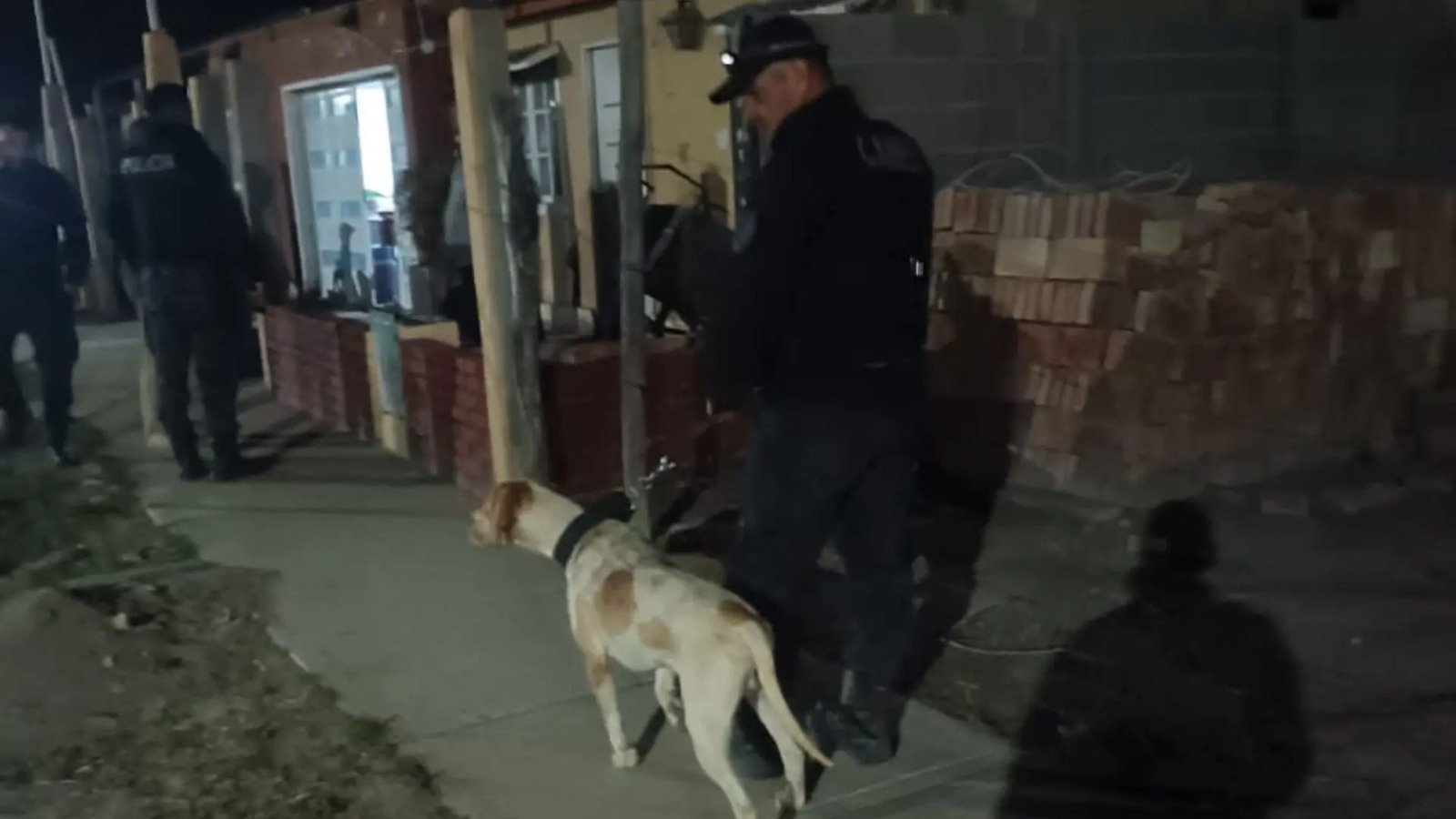 ¡ATENCIÓN LA PAZ! EL PERRO FITO SIGUIÓ EL RASTRO Y LA POLICÍA RECUPERÓ ELEMENTOS ROBADOS
