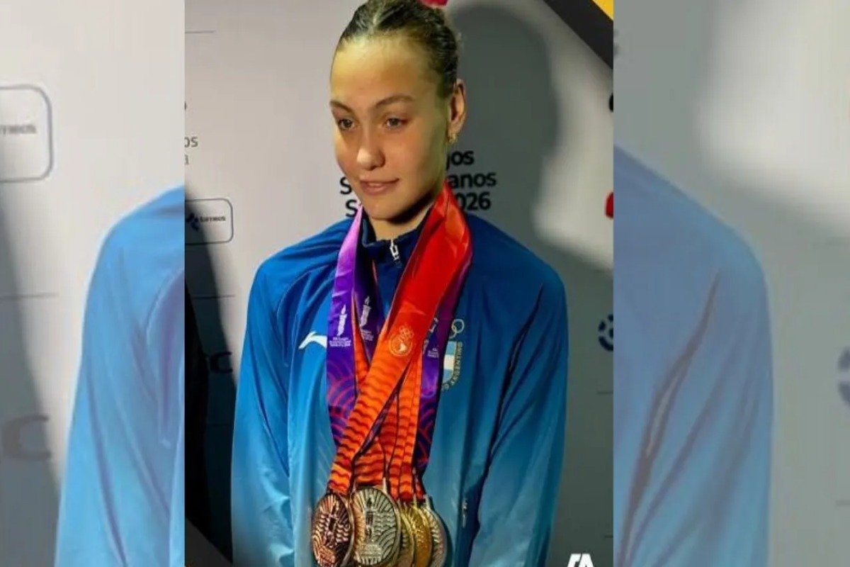 CECILIA DIELEKE, LA JOVEN ARGENTINA QUE HIZO HISTORIA CON SIETE MEDALLAS EN LOS JUEGOS SURAMERICANOS