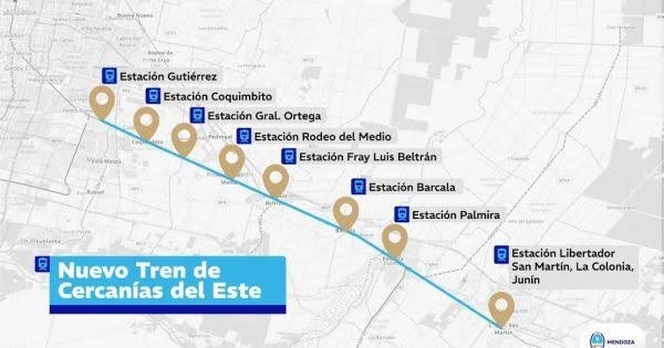 EL TREN DE CERCANÍAS DEL ESTE CADA VEZ MÁS CERCA: LA EMPRESA CHINA YA TRABAJA EN MENDOZA