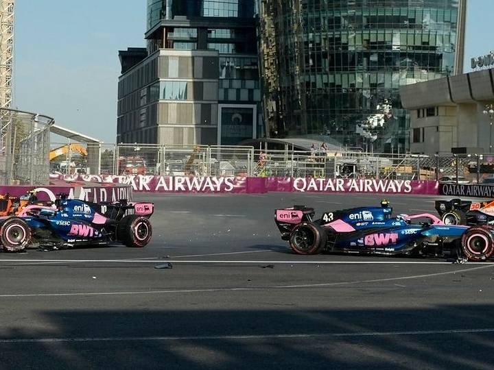 "FUE UN ERROR GRANDE Y GRAVE": VIDEO DEL CHOQUE DE FRANCO COLAPINTO, EN SU ARRRIESGADA MANIOBRA SE LLEVÓ PUESTO A GASLY Y A NORRIS