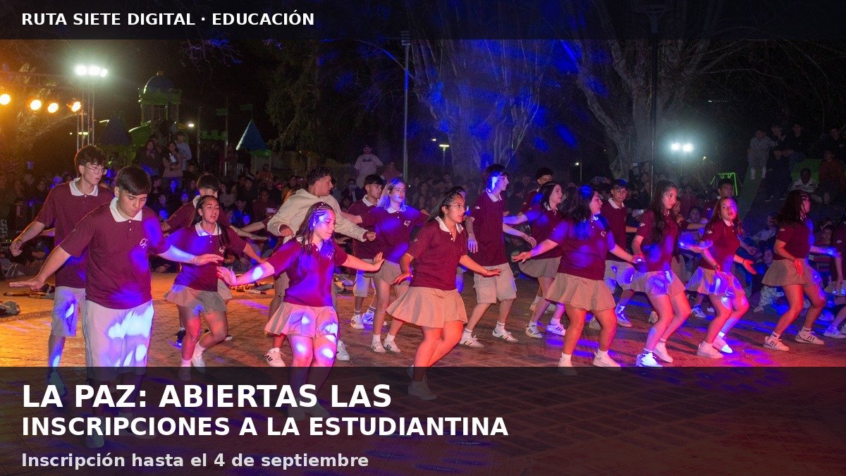 LA PAZ: SE ABRIERON LAS INSCRIPCIONES PARA LA ESTUDIANTINA 2026