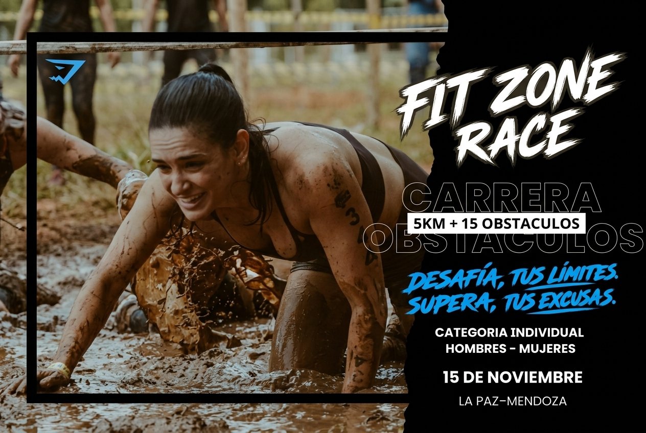 LLEGA LA PRIMERA EDICIÓN DE FITZONE RACE: 5 KILÓMETROS, 15 OBSTÁCULOS Y UN DESAFÍO INÉDITO
