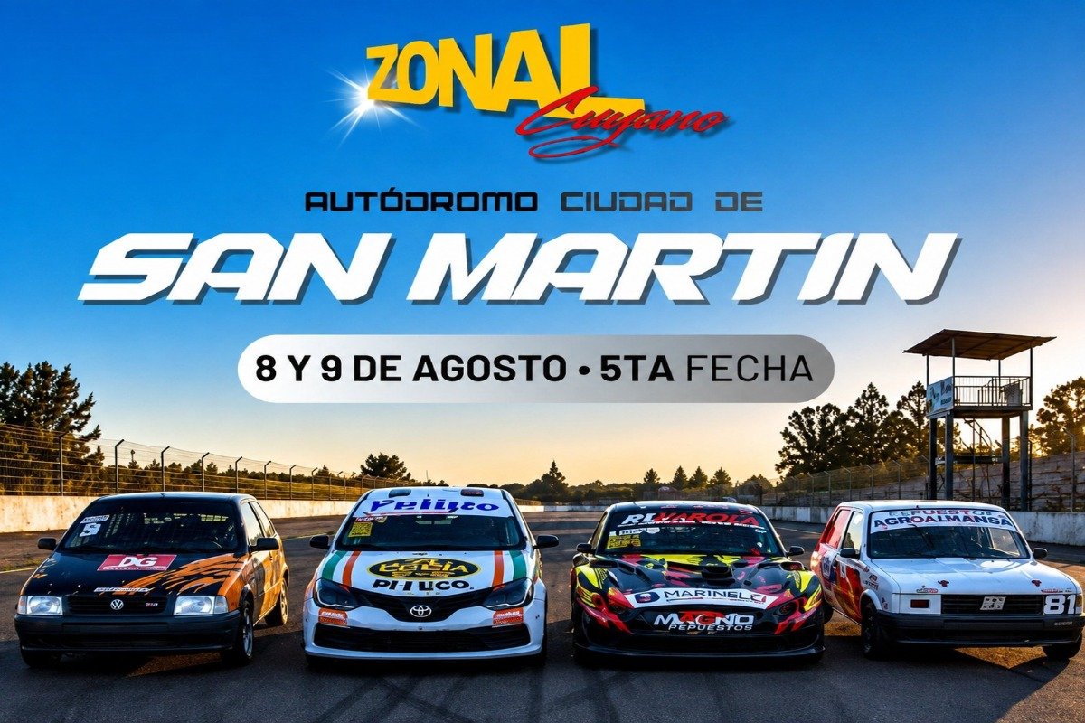 LOS AUTOS Y PILOTOS DEL ZONAL CUYANO LLEGAN AL CENTRO DE SAN MARTÍN