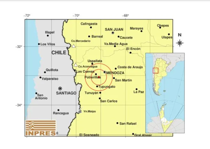 MENDOZA VOLVIÓ A TEMBLAR DURANTE LA MADRUGADA: FUE EL SEGUNDO SISMO EN POCAS HORAS