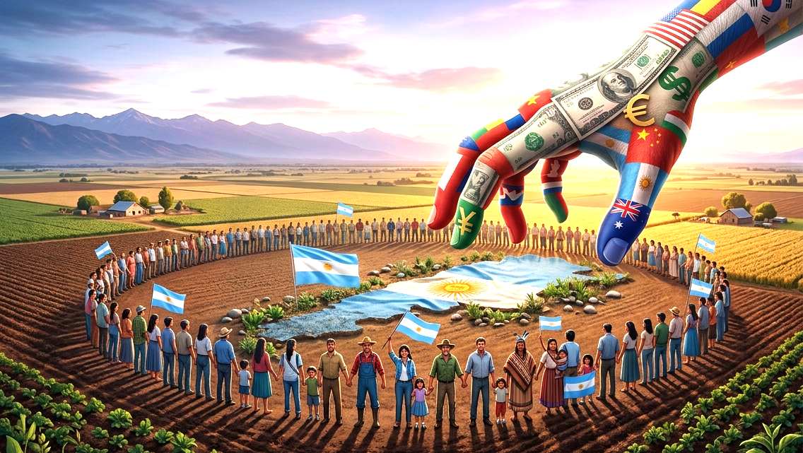 MODIFICACIÓN A LEY DE TIERRAS: EL 77% DE LOS ARGENTINOS RECHAZA LA ENTREGA A EXTRANJEROS PERO EL GOBIERNO IGUAL INSISTE