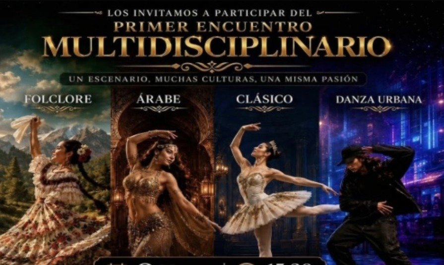 PRIMER ENCUENTRO MULTIDISCIPLINARIO DE DANZA: FOLCLORE, ÁRABE, CLÁSICO Y URBANA SE UNEN EN SAN MARTÍN