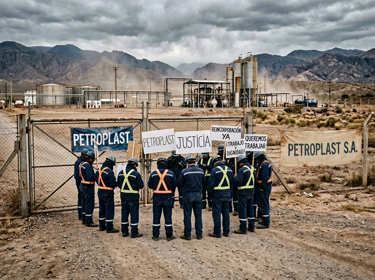 DESPIDOS EN PETROPLAST, UN SÍMBOLO DE LA CRISIS QUE NADIE QUIERE VER