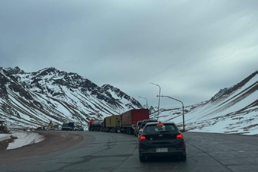 SE PREVÉ UN FUERTE TEMPORAL QUE CERRARÍA EL PASO A CHILE DESDE EL MIÉRCOLES