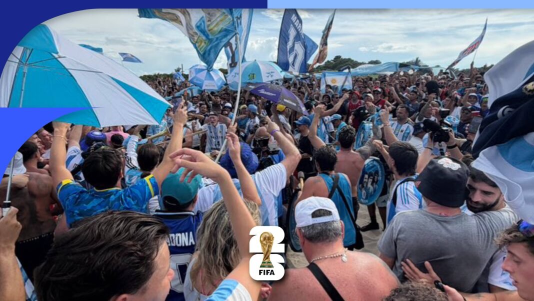 SOMOS LOCALES OTRA VEZ: BANDERAZO A PURO FERVOR ANTES DEL PARTIDO DE LA ARGENTINA