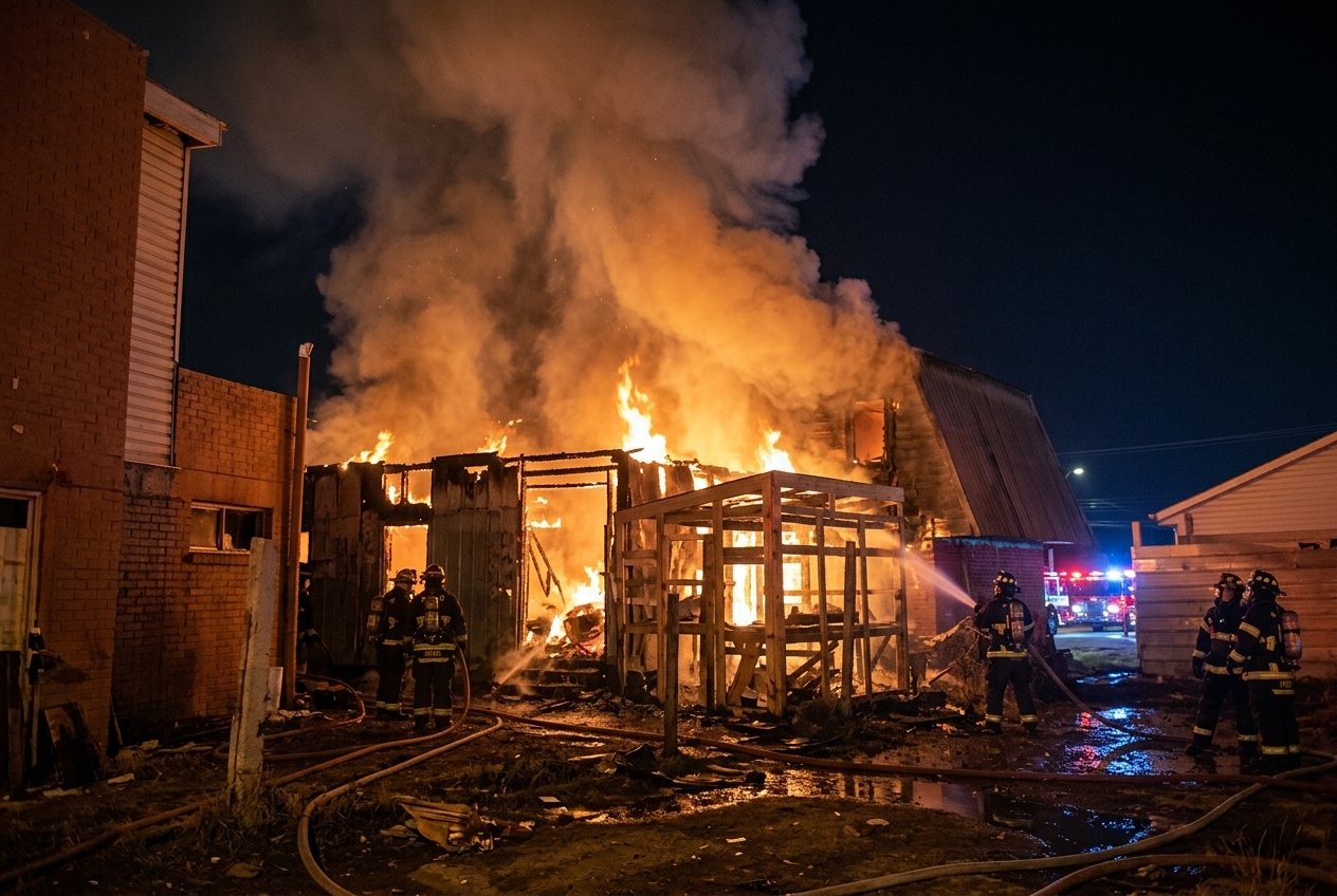 TRAGEDIA EN JUNÍN: FALLECIÓ UN VECINO EN UN INCENDIO EN EL BARRIO ENTREGADO HACE UN MES POR CORNEJO Y ABED