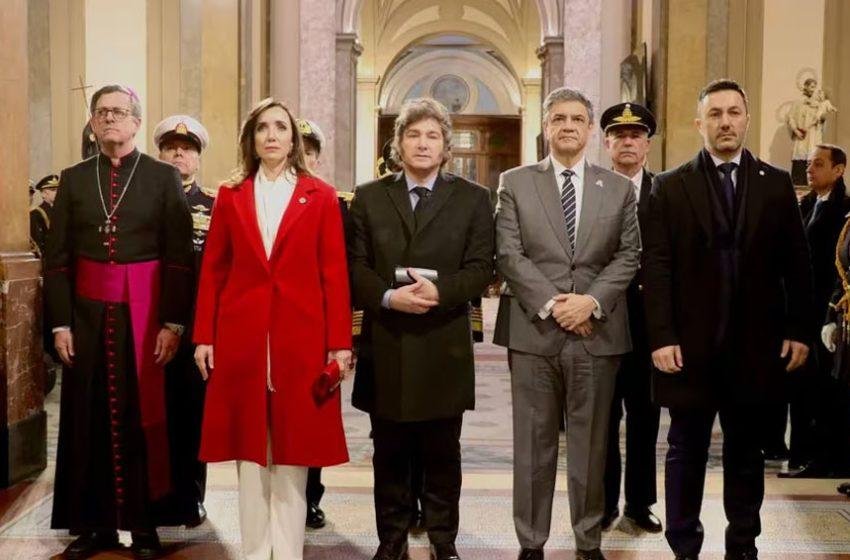 TRAS LA VIGILIA EN TUCUMÁN, MILEI ENCABEZÓ EL TEDEUM POR EL DÍA DE LA INDEPENDENCIA