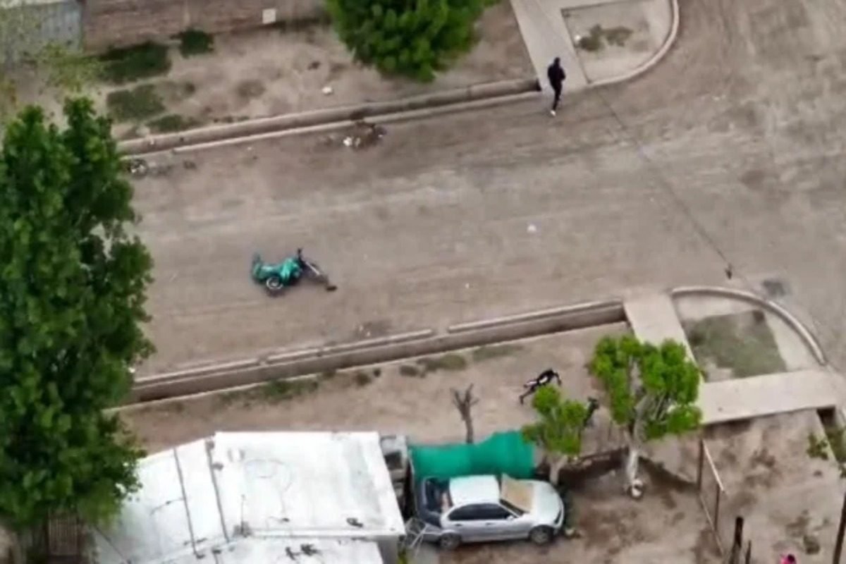 UN DRON POLICIAL FUE CLAVE PARA RECUPERAR UNA MOTO ROBADA EN SAN MARTÍN